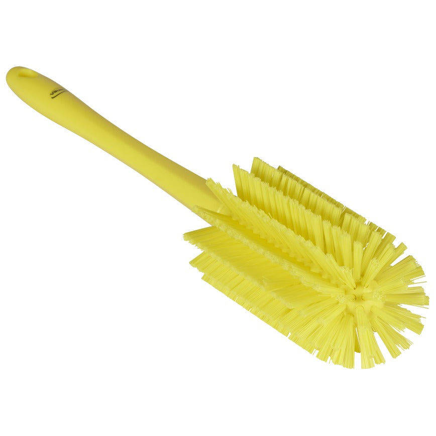 Vikan Pipe Brush, 16 7/8" Long - Yellow