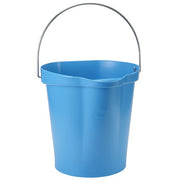 Vikan Polypropylene Bucket, 12 qt. 3 gal. - Blue