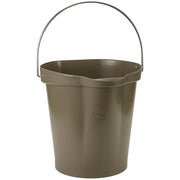 Vikan Polypropylene Bucket, 12 qt. 3 gal. - Brown