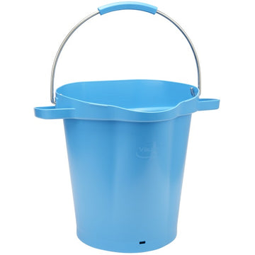 Vikan Polypropylene Bucket, 5.28 gal. - Blue