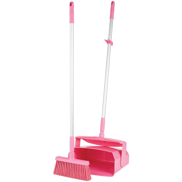 Vikan Broom, 14 5/8" Wide - Pink