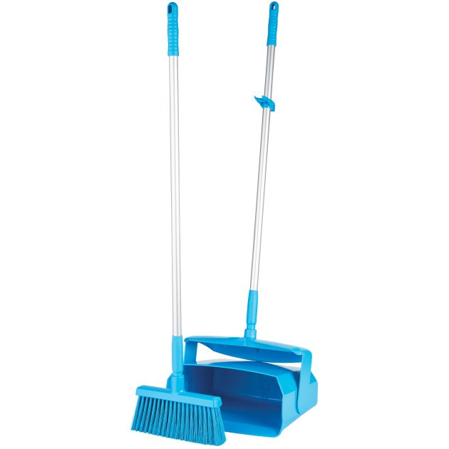 Vikan Broom, 14 5/8" Wide - Blue