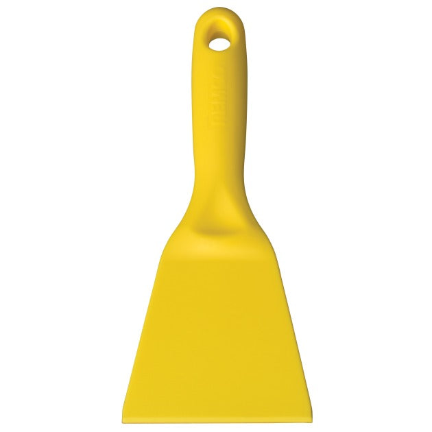 Vikan Polypropylene Hand Scraper, 7 13/16" Long - Yellow