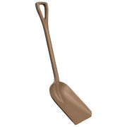 Vikan Polypropylene Shovel, 10 1/4" x 37 1/2" - Brown