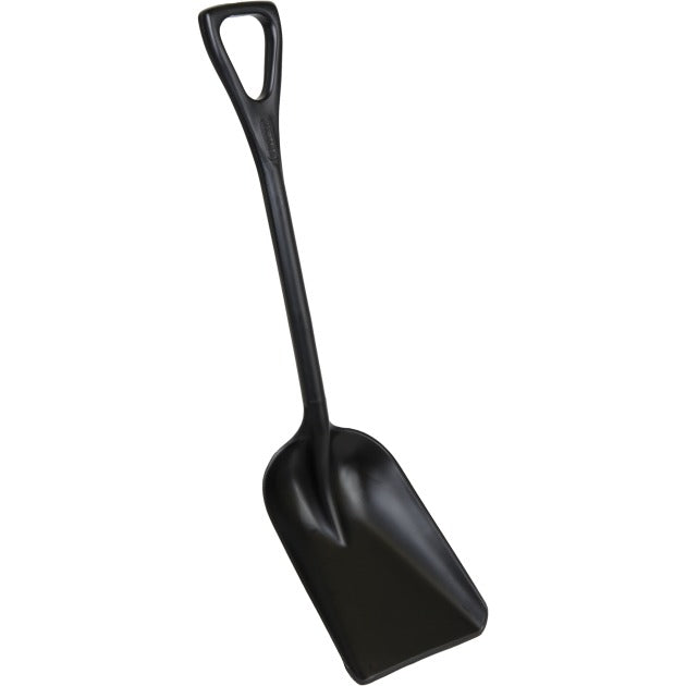 Vikan Polypropylene Shovel, 10 1/4" x 37 1/2" - Black