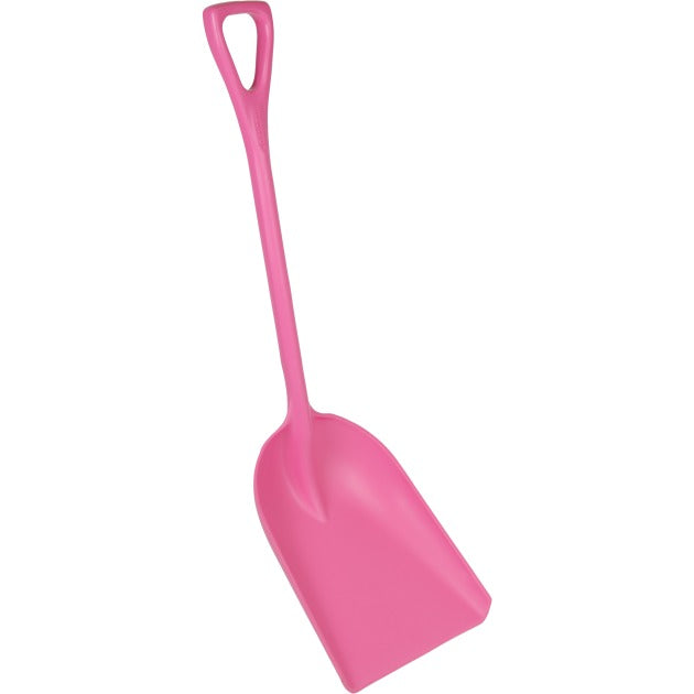 Vikan Polypropylene Shovel, 13 3/4" x 42 1/2" - Pink