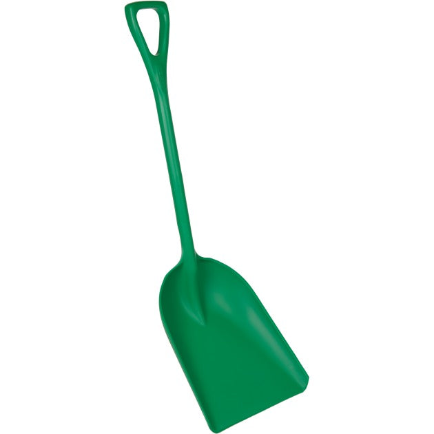 Vikan Polypropylene Shovel, 13 3/4" x 42 1/2" - Green