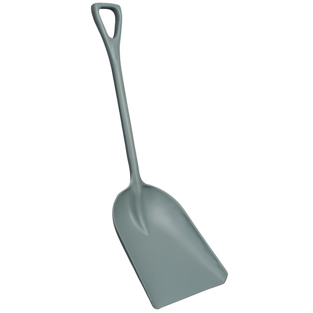 Vikan Polypropylene Shovel, 13 3/4" x 42 1/2" - Gray