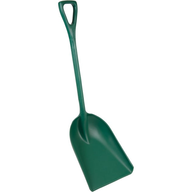 Vikan Polypropylene Shovel, 13 3/4" x 42 1/2" - Green
