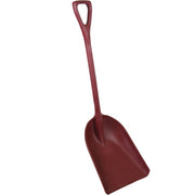 Vikan Polypropylene Shovel, 13 3/4" x 42 1/2" - Red