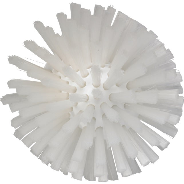 Vikan Brush Head, 5 1/8" x 5 1/8" - White