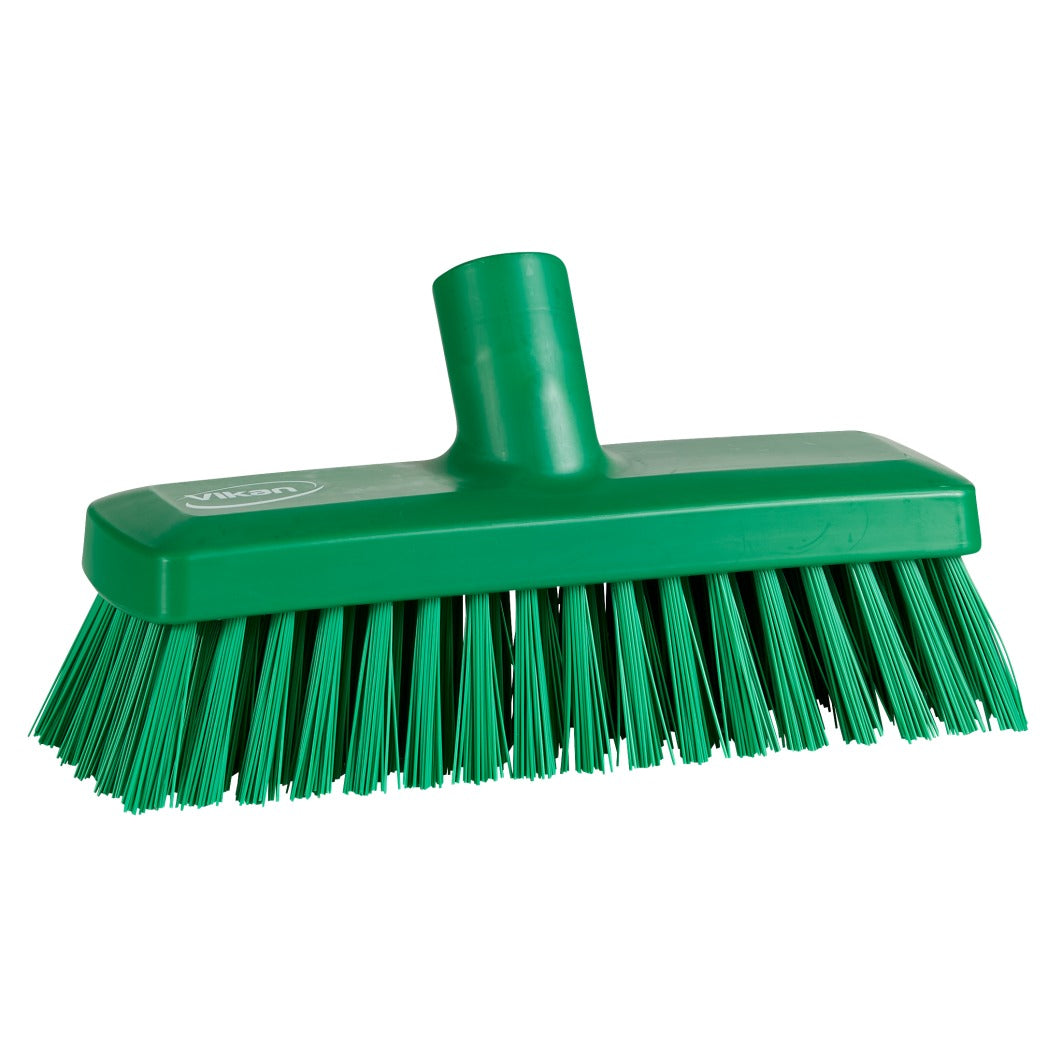 Vikan Deck Scrub Head, 3" x 8 15/16" - Green