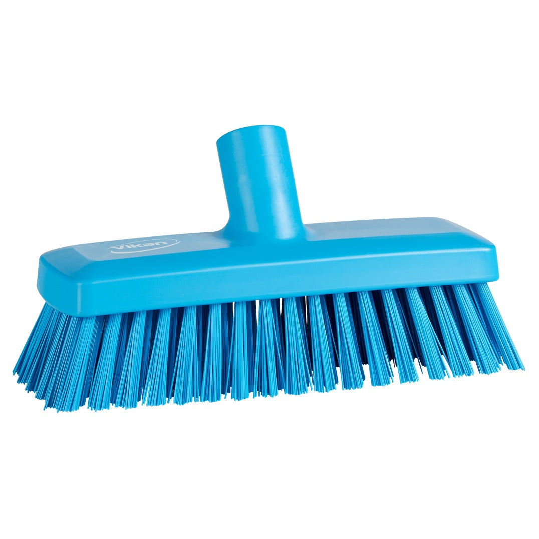 Vikan Deck Scrub Head, 3" x 8 15/16" - Blue