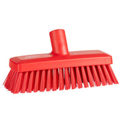 Vikan Deck Scrub Head, 3" x 8 15/16" - Red