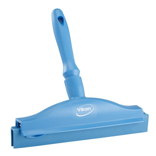 Vikan Ultra Hygiene Hand Squeegee, 2 13/16" Wide - Blue