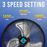 Tornado Fans HI-FAN Metal Fan, 120V - photo 2