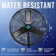 Tornado Fans HI-FAN Metal Wall Fan, 120V - photo 3