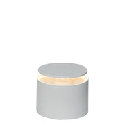 Zafferano America PushUp Pro Aluminum Table Lamp, 4 3/4" Diameter - White