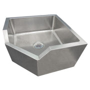 IMC/Teddy Stainless Steel Mop Sink - 24" 24" 12" Drop Front