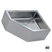 IMC/Teddy Stainless Steel Mop Sink - 27" 21" 10 1/2" Right