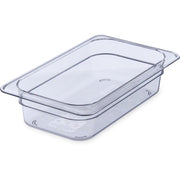 Carlisle Polycarbonate Food Pan, Clear - 1/4 Size