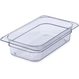 Carlisle Polycarbonate Food Pan, Clear - 1/4 Size