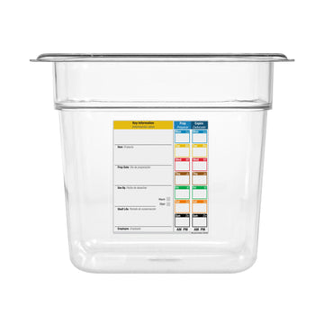 Carlisle 30685IMLUC07 Polycarbonate Food Pan, 2.5 qt., Clear - Default Title