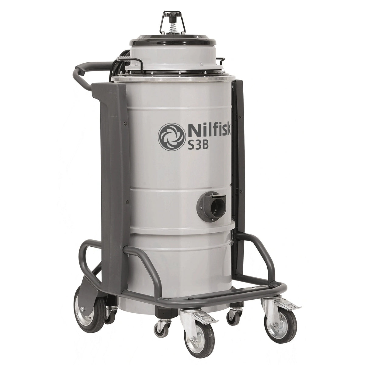 Nilfisk Steel Vacuum, 23 5/8" x 31 5/16", 120V - 26 gal.