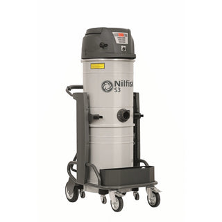 Nilfisk Stainless Steel Vacuum, 27 5/8" x 33 15/16", 120V - 13 gal.