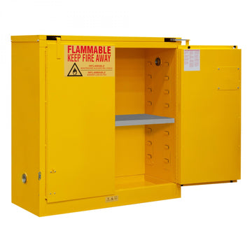 Durham Mfg 1030S-50 Flammable Cabinet, 30 gal., Yellow - Default Title