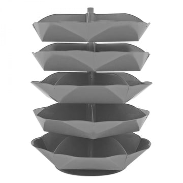 Durham Mfg 1505-95 Revolving Rotabin, 44" Diameter, Gray - Default Title
