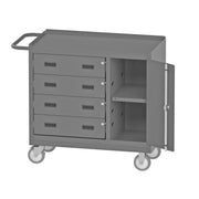 Durham Mfg 2211A-LU-95 Metal Shelf Mobile Workstation, 18 1/4" Wide - Default Title