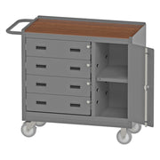 Durham Mfg 2211A-TH-LU-95 Metal Top Workstation, 18 1/4" Wide - Default Title