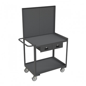 Durham Mfg RSC Mobile Workstation, Gray - 24 1/4" x 42 1/4" x 65 5/8"