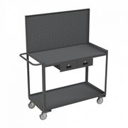 Durham Mfg RSC Mobile Workstation, Gray - 24 1/4" x 54 1/4" x 64 1/8"