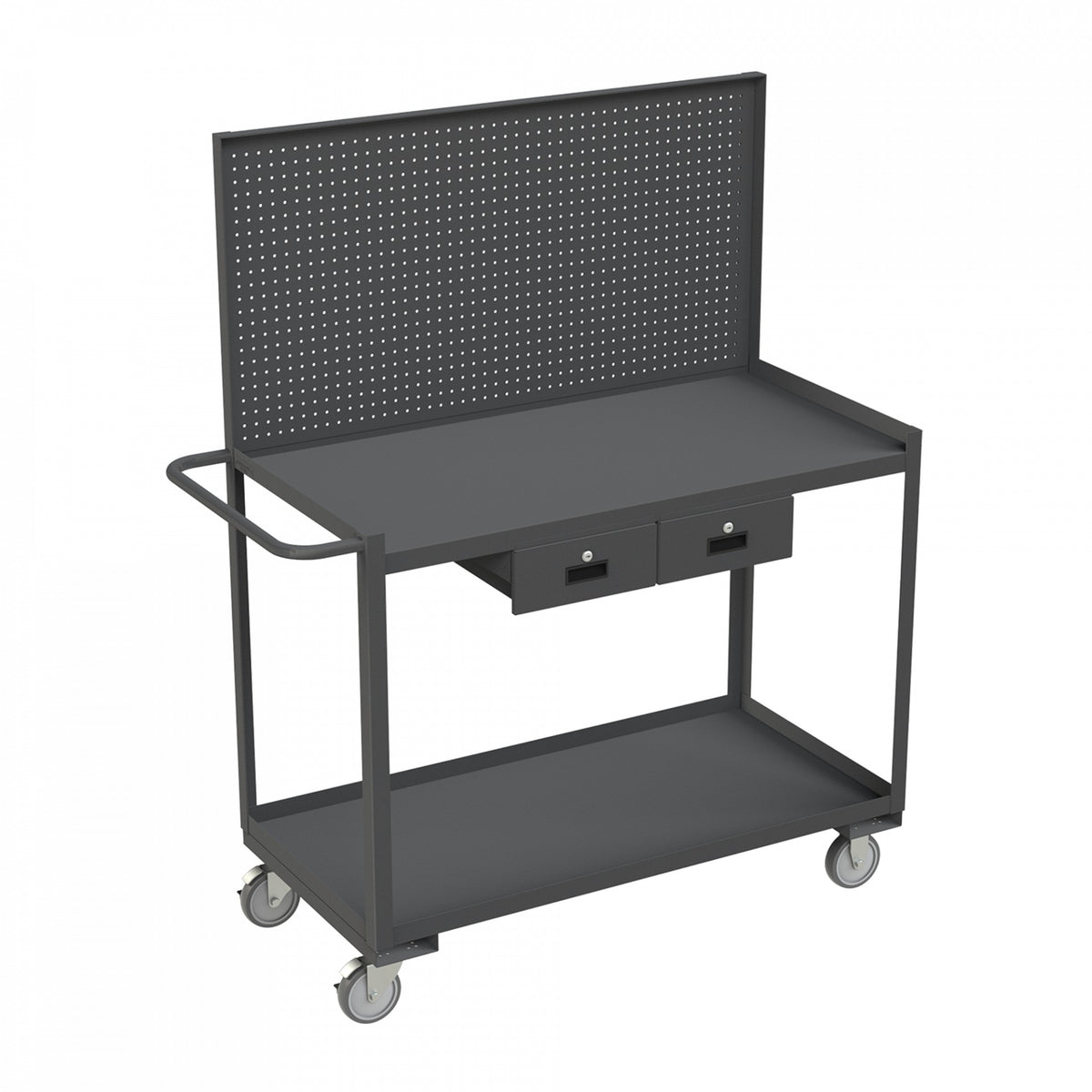 Durham Mfg RSC Mobile Workstation, Gray - 24 1/4" x 54 1/4" x 64 1/8"