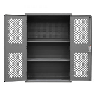 Durham Mfg EMDC-482472-PB-2S-95 Storage Cabinet, 48" Wide, Gray - Default Title