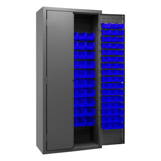 Durham Mfg 2603-156B Bin Storage Cabinet, 36" Wide - Blue Gray
