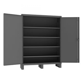 Durham Mfg 2704-4S-95 Storage Cabinet, 60" Wide, Gray - Default Title