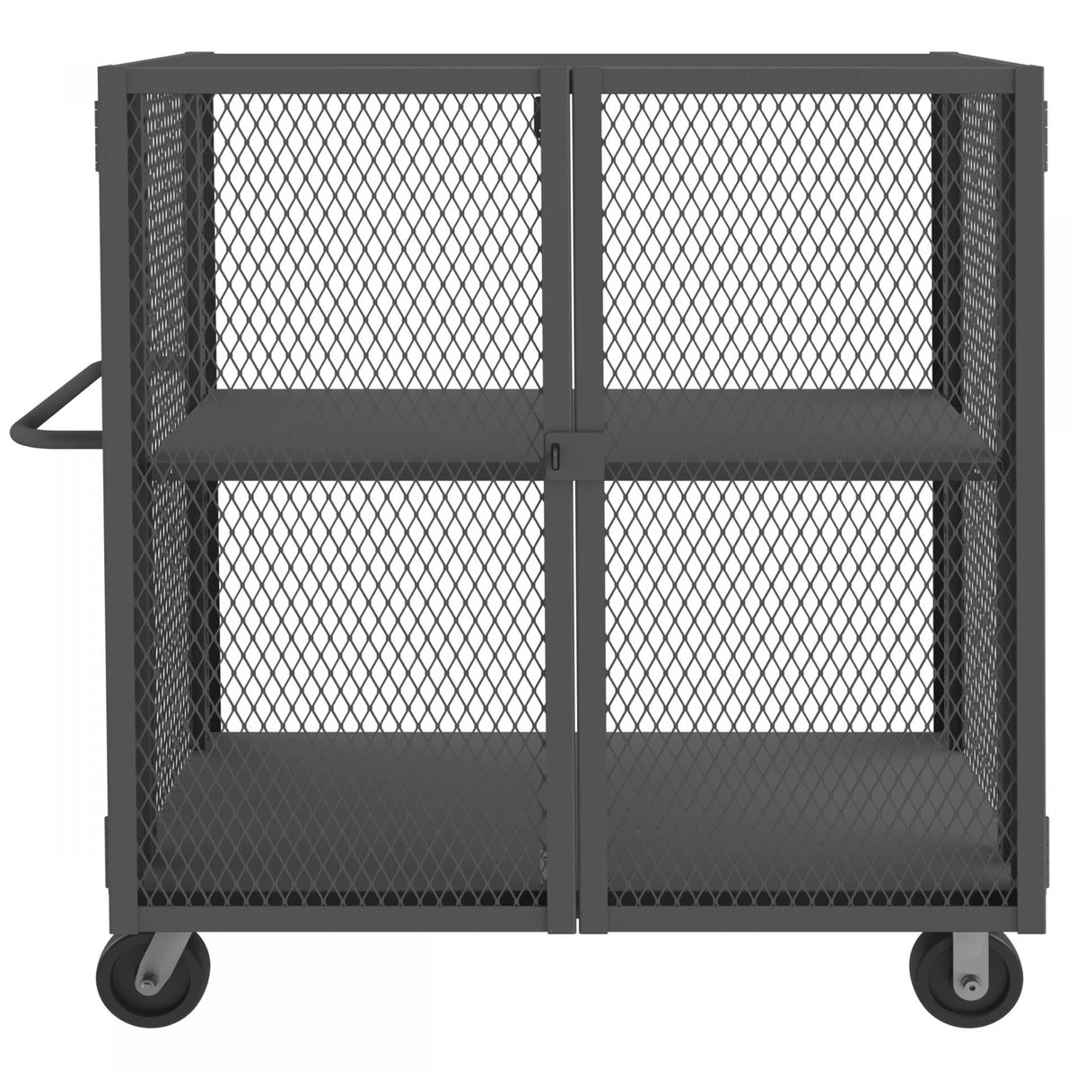 Durham Mfg HTL-3048-DD Truck, 32" Wide, Gray - 2 Shelves