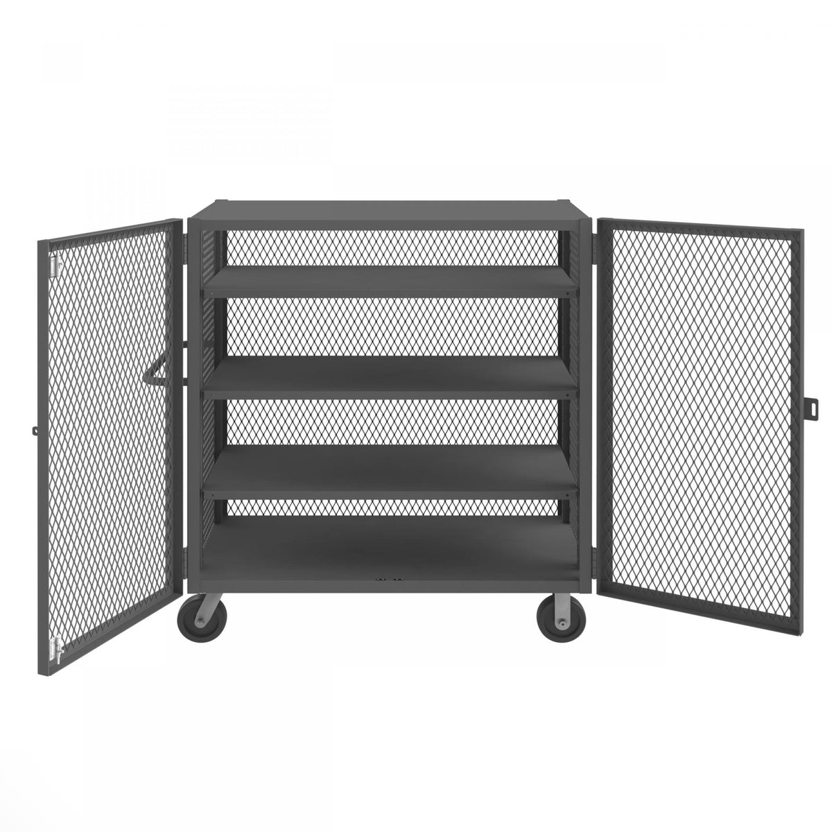 Durham Mfg HTL-3048-DD Truck, 32" Wide, Gray - 4 Shelves