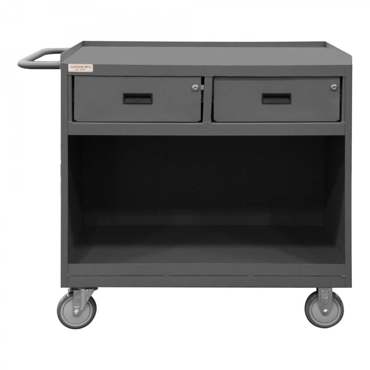 Durham Mfg 3117 Top Workstation, 24" x 36", Gray - Steel