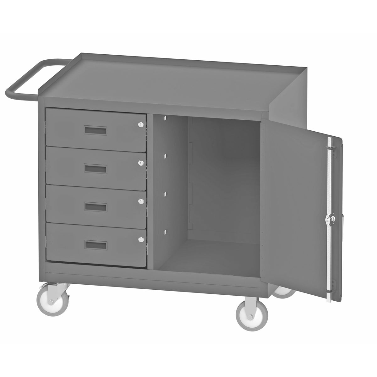Durham Mfg 3121 Top Workstation, 24" x 36", Gray - Steel
