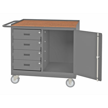Durham Mfg 3121 Top Workstation, 24" x 36", Gray - Hardboard