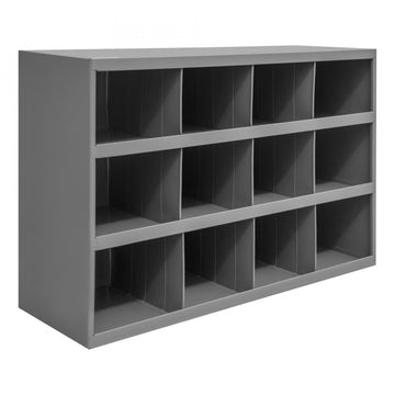 Durham Mfg 330-95 Steel Storage Bin Shelf, 33 13/16" Wide, Gray - Default Title