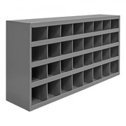 Durham Mfg 344-95 Steel Storage Bin Shelf, 33 13/16" Wide, Gray - Default Title
