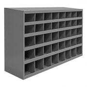 Durham Mfg 359-95 Steel Storage Bin Shelf, 33 13/16" Wide, Gray - Default Title