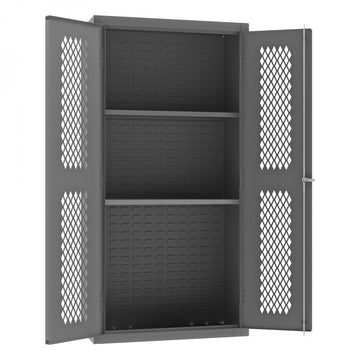 Durham Mfg EMDC-361872-2S-95 Storage Cabinet, 36 1/8" Wide, Gray - Default Title