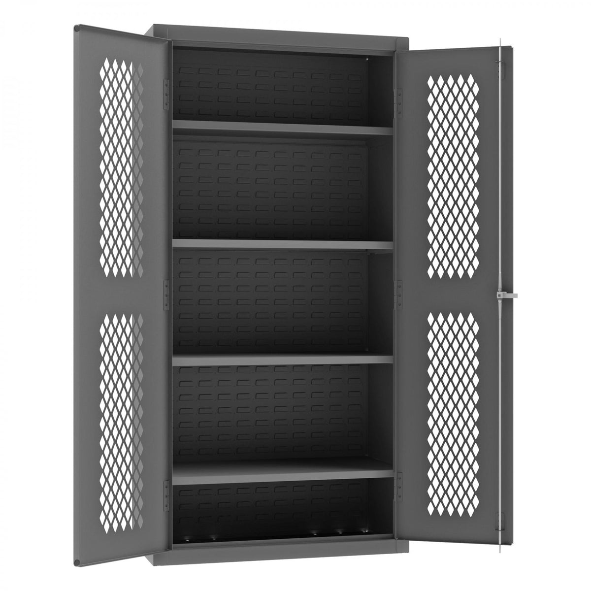 Durham Mfg EMDC Steel Storage Cabinet, 36" Wide, Gray - 72"