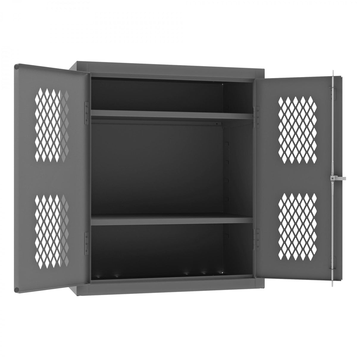 Durham Mfg EMDC-362442-95 Steel Storage Cabinet, 36" Wide, Gray - Default Title